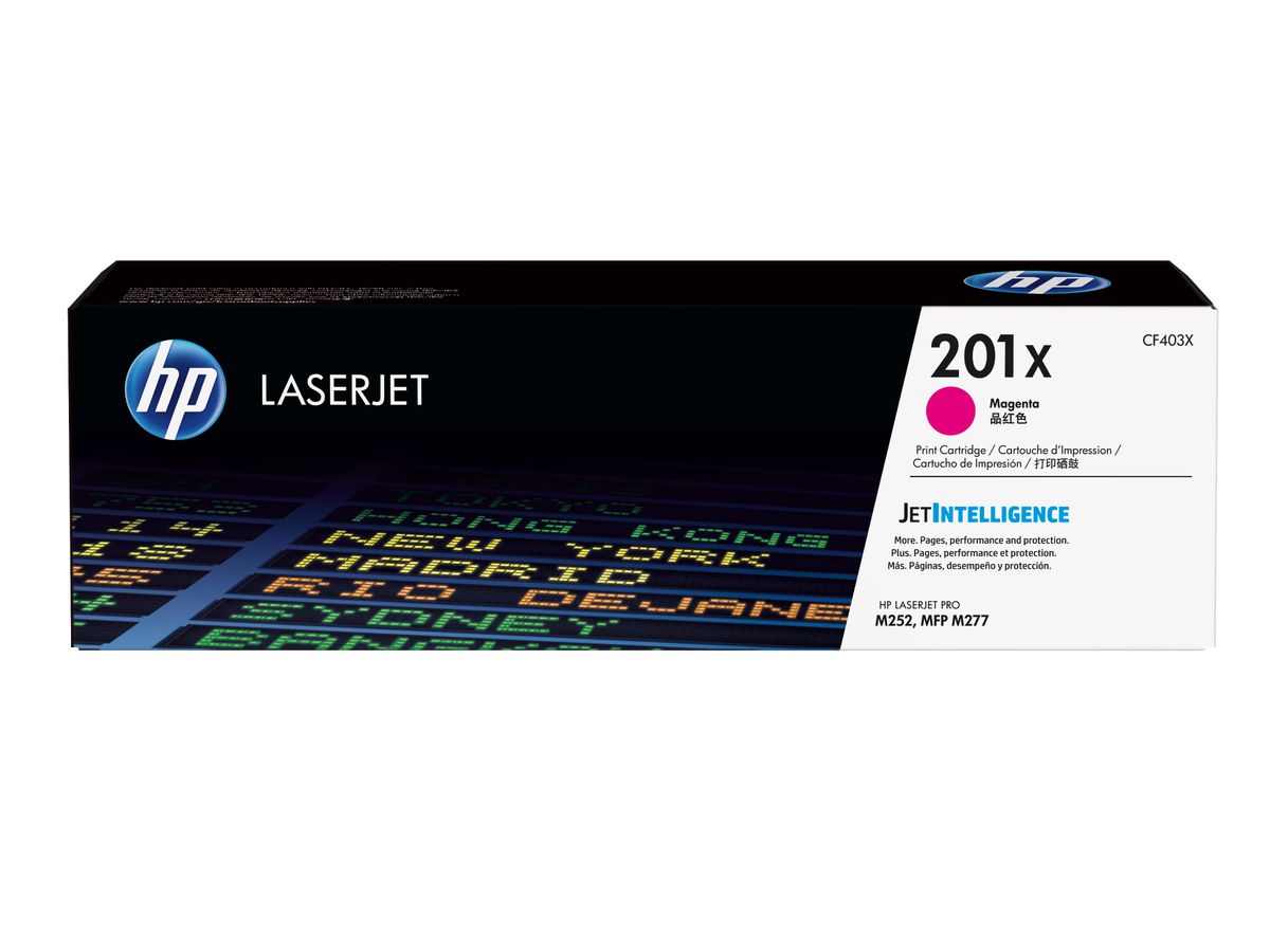 HP 201X toner LaserJet Magenta grande capacité authentique