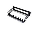 VALUE Cadre de support 19" pour appareils montés sur rail DIN, 3U, noir
