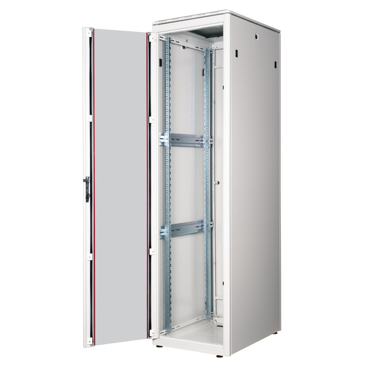 ROLINE 19" Baie réseau Pro 47U, 600x800 LxP Porte verre gris