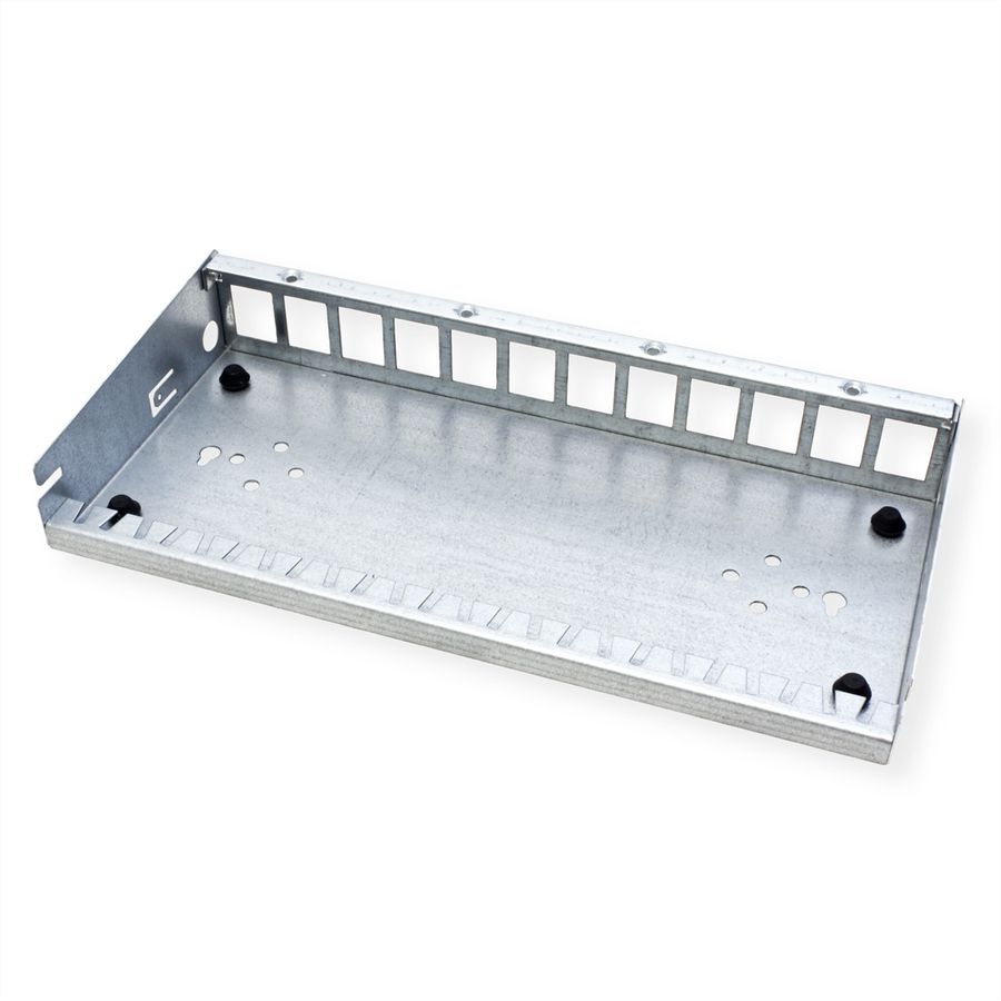 METZ CONNECT  Keystone boîtier en saillie 12 ports blanc pur, non équipé