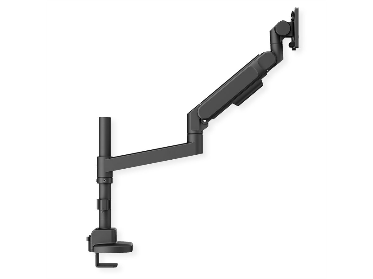 ROLINE Support LCD lourd, montage sur bureau, 4 articulations, jusqu'à 22/27 kg, noir