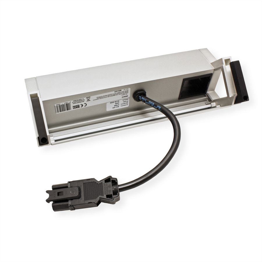 BACHMANN DESK2 2xUTE 35° 1xUSB Chargeur 1xCM Courant 0,2m GST18 Inox