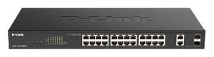 D-Link DGS-1100-26MPV2/E commutateur réseau Géré L2 Gigabit Ethernet (10/100/1000) Connexion Ethernet, supportant l'alimentation via ce port (PoE) Noir
