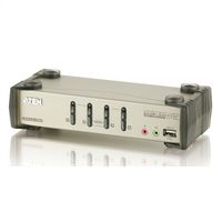 ATEN CS1734B Switch KVM VGA, PS/2-USB, Audio, Hub USB, 4 ports