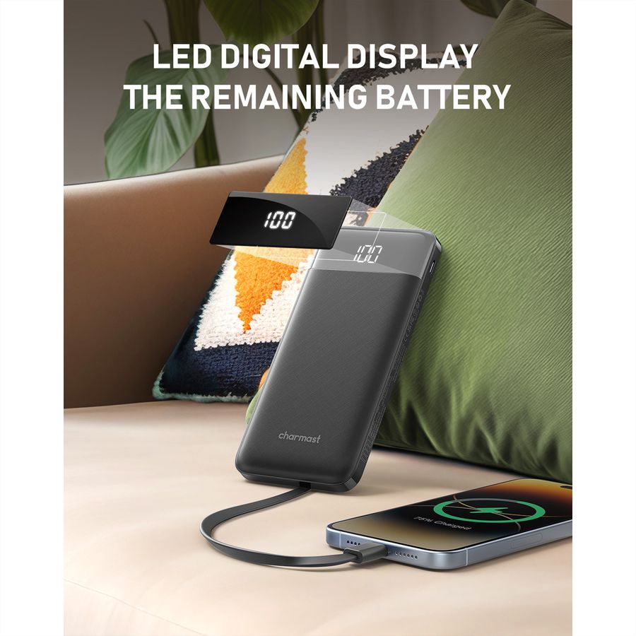 CHARMAST Powerbank W1148 10000mah noir