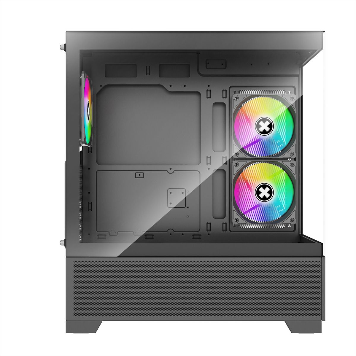 XILENCE Xilent Beam Boîtier PC ATX noir, Boîtier PC Gaming ATX X218.ARGB noir