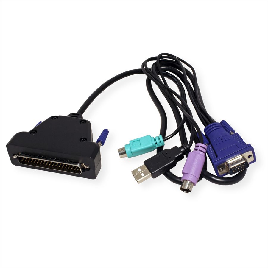 VALUE Console KVM 19", 48 cm (19") TFT (16:9), VGA, USB, FR-Layout