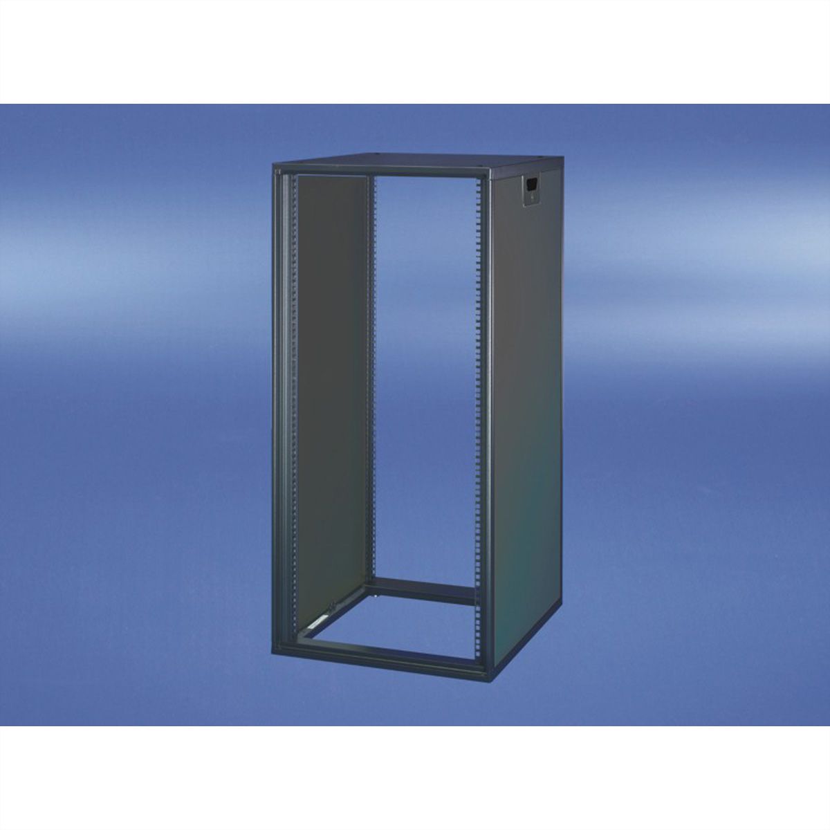 Armoire Novastar SCHROFF sans porte ni panneau arrière, Heavy-Line, RAL 7021, 1567H 553W 600D