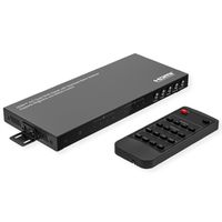 VALUE Switch matriciel HDMI 4x2 QUAD multi vues, commutation sans rupture