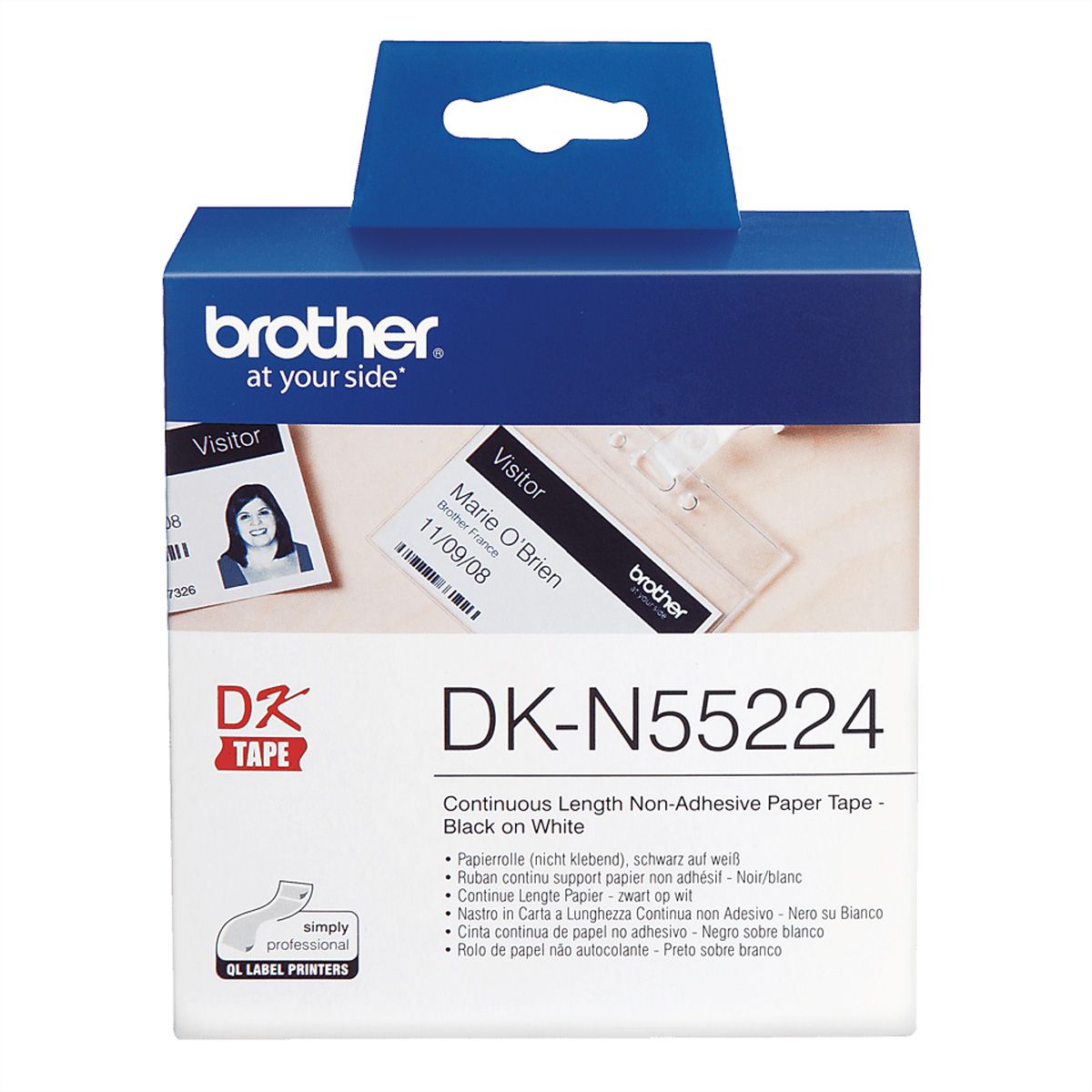 Brother DKN55224 - ruban de papier - 1 rouleau(x)
