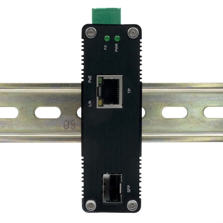 EXSYS EX-60340 Convertisseur de média industriel 60 W SFP, -40 °C à +75 °C
