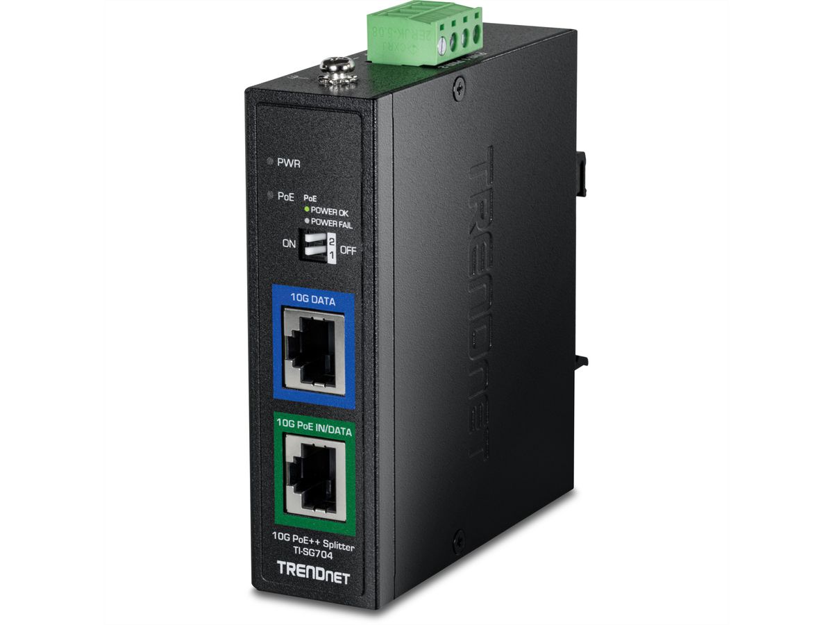 TRENDnet TI-SG704 Répartiteur PoE++ Industriel 10G