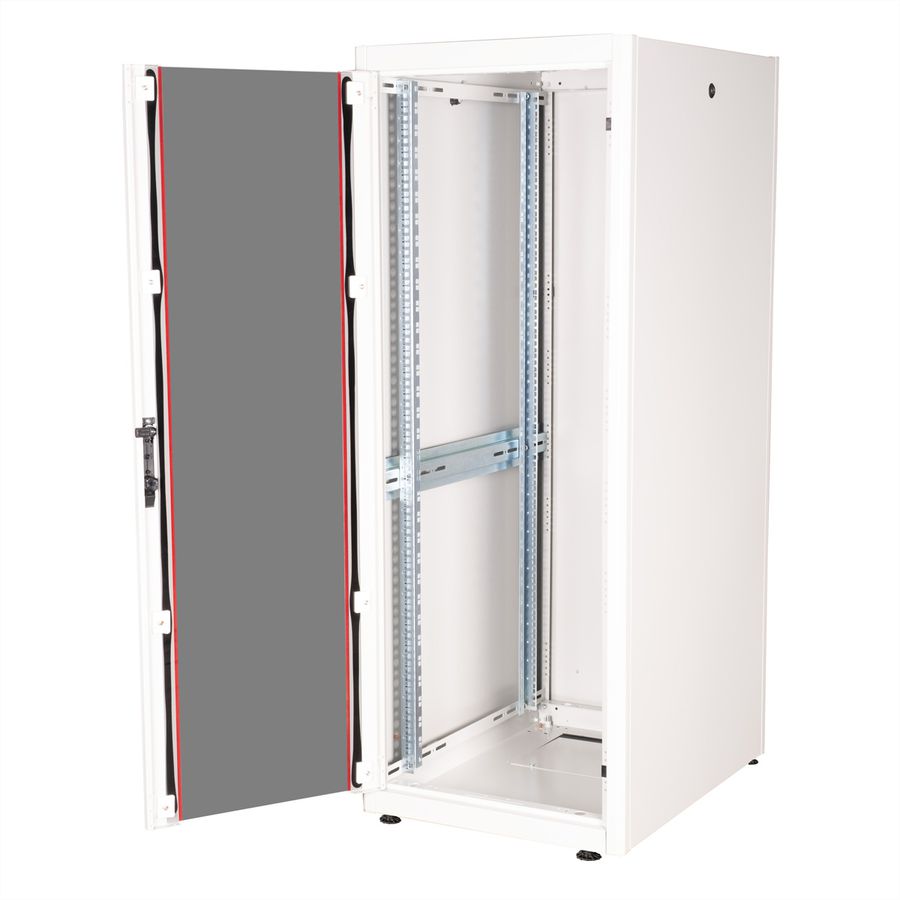ROLINE 19" Baie réseau Basic 32U, 600x800 LxP Porte verre gris