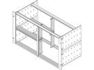 SCHROFF Extrusion de fractionnement 6 U pour montage combiné, robuste