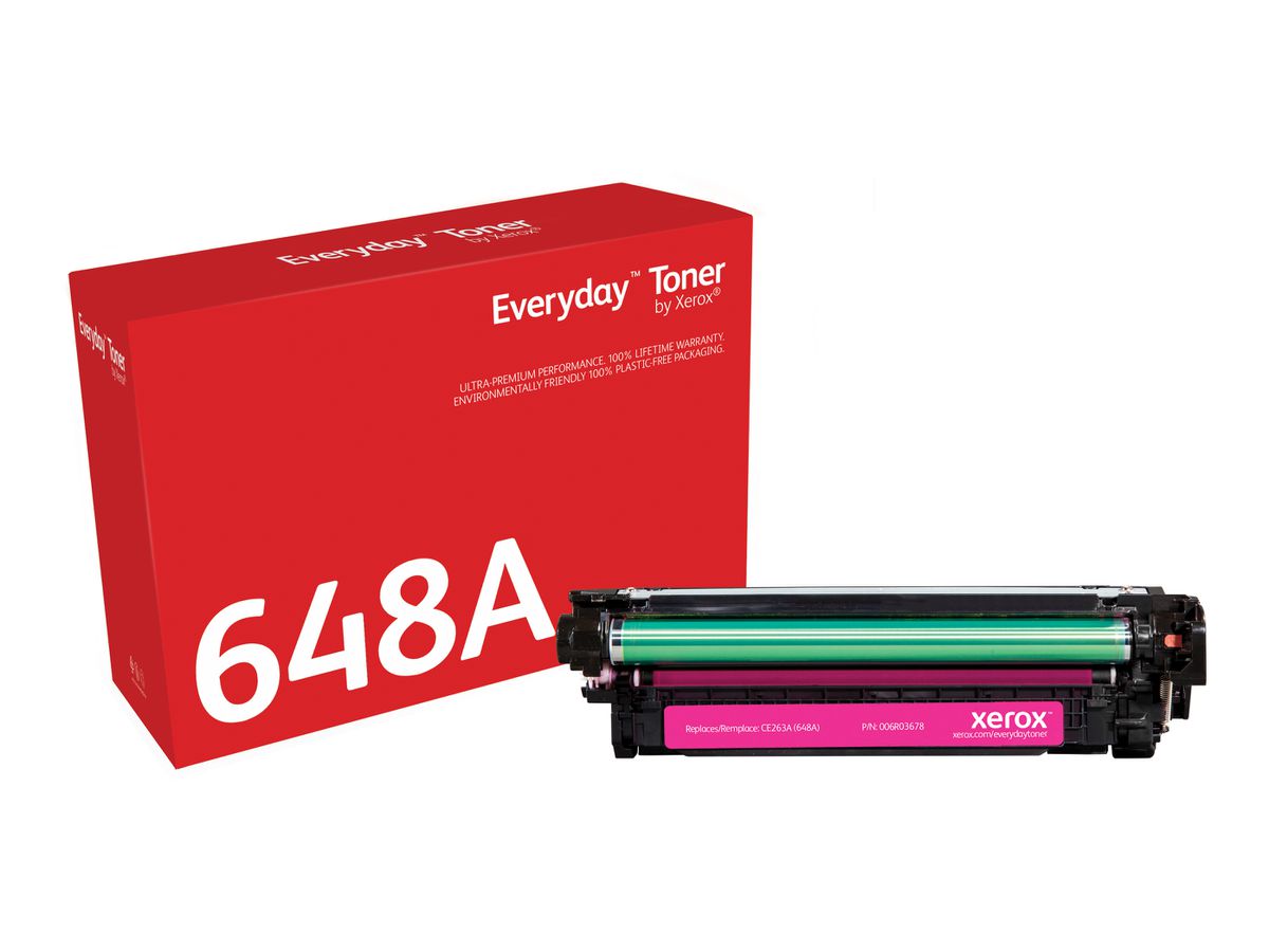 Everyday Toner Magenta ™ de Xerox compatible avec HP 648A (CE263A), Capacité standard