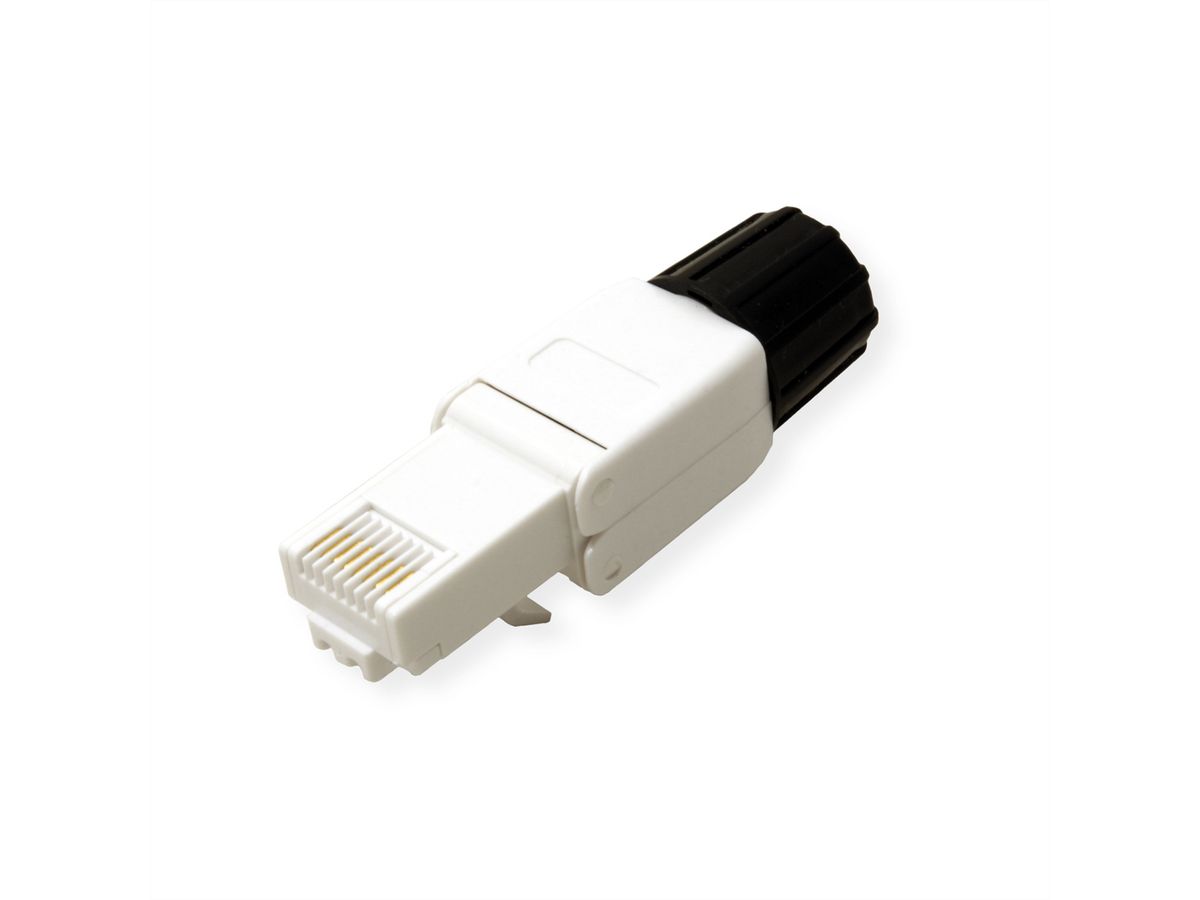 ROLINE Connecteur RJ-45 à confectionner Cat.6A (Classe EA), UTP, blanc