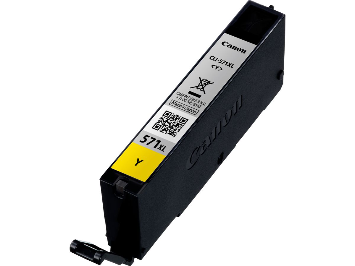 Canon Cartouche d'encre jaune à haut rendement CLI-571XL