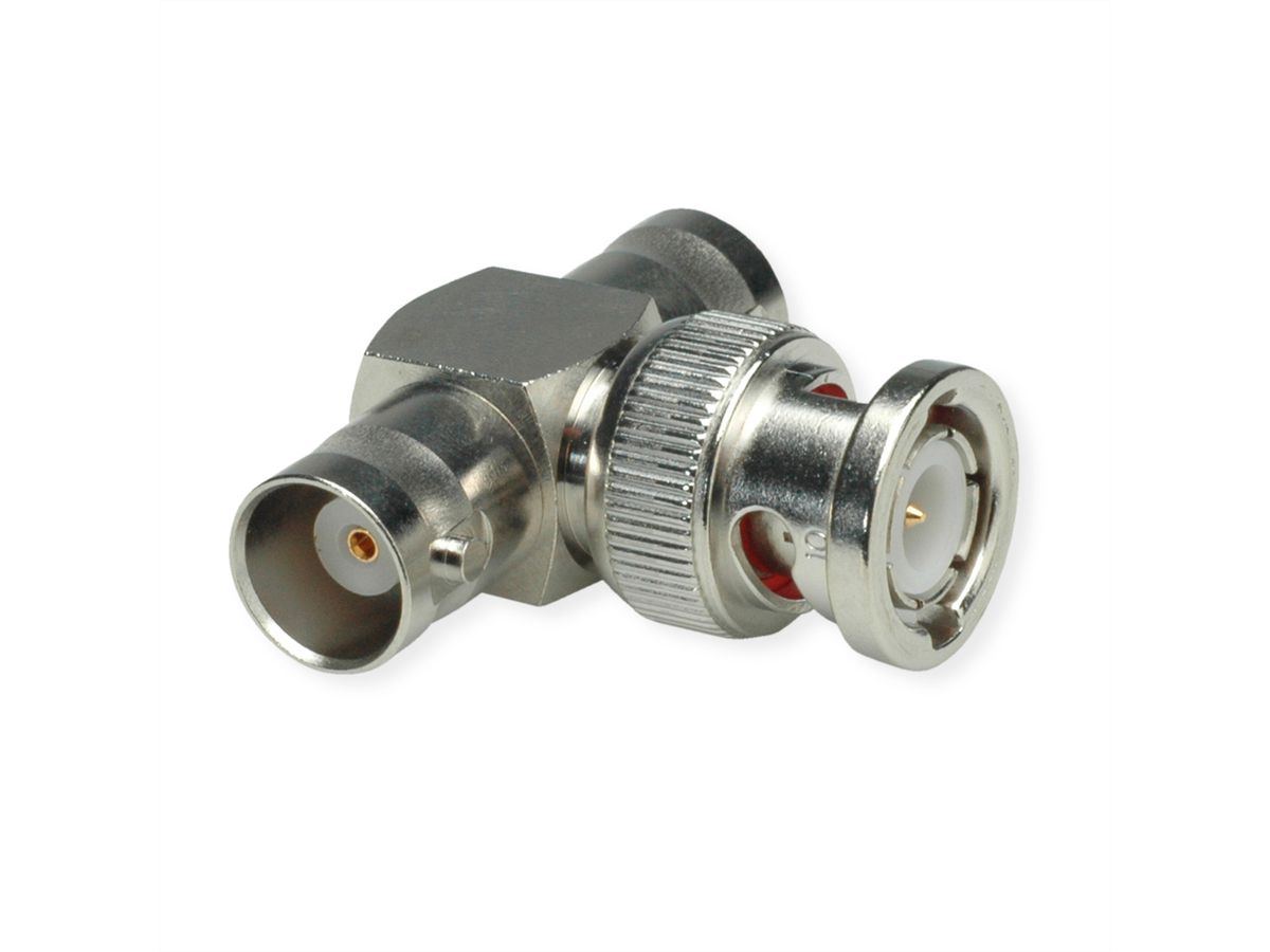 TELEGÄRTNER Raccord en T BNC 50 Ohm femelle / mâle / femelle