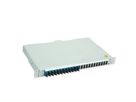 TELEGÄRTNER BASIS V Panneau FO avec coupleurs, 12x SC Duplex, bleu, OS2
