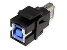 BACHMANN Keystone USB 3.0 Coupleur A/B femelle-femelle noir