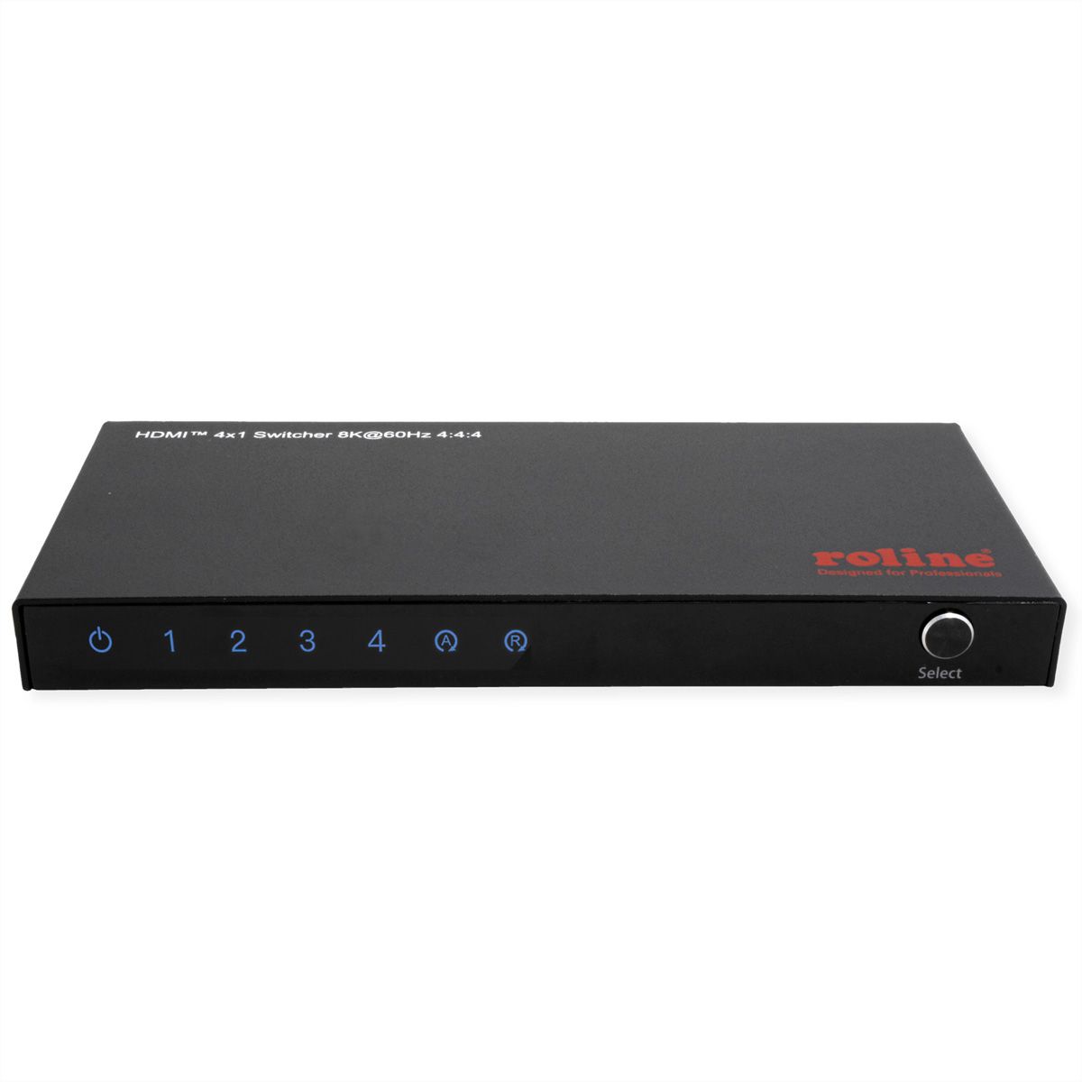 ROLINE Commutateur HDMI, 8K, 4 ports, avec télécommande IR