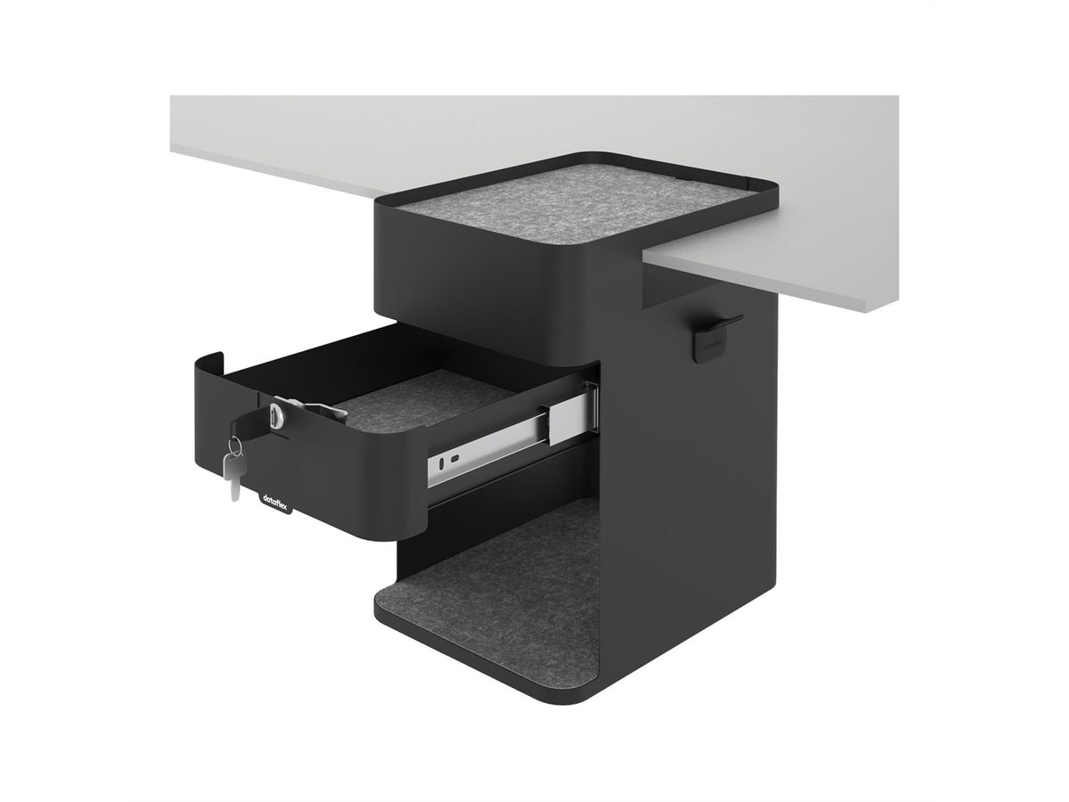 DATAFLEX Bento® desktop locker, 503, noir