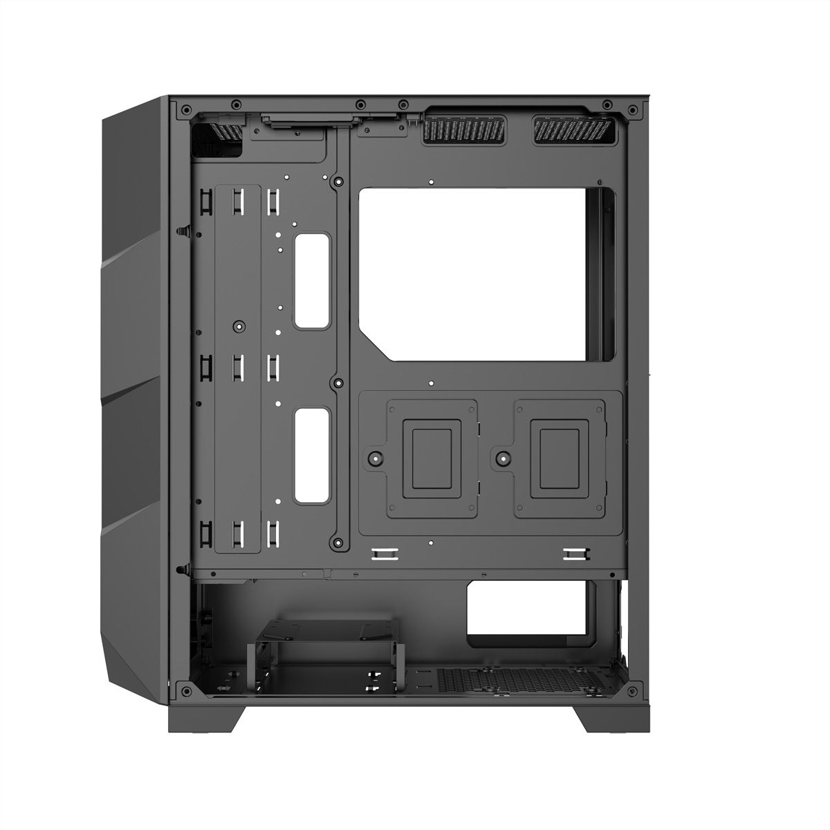 XILENCE Xilent Breeze II Boîtier PC ATX noir, Boîtier PC Gaming ATX X812.ARGB noir