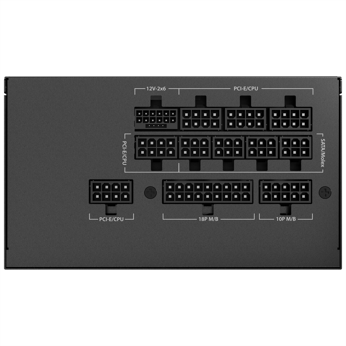 ANTEC GSK 1000 ATX3.1 Bloc d'alimentation 1000 W entièrement modulaire, certifié 80 PLUS Gold , noir
