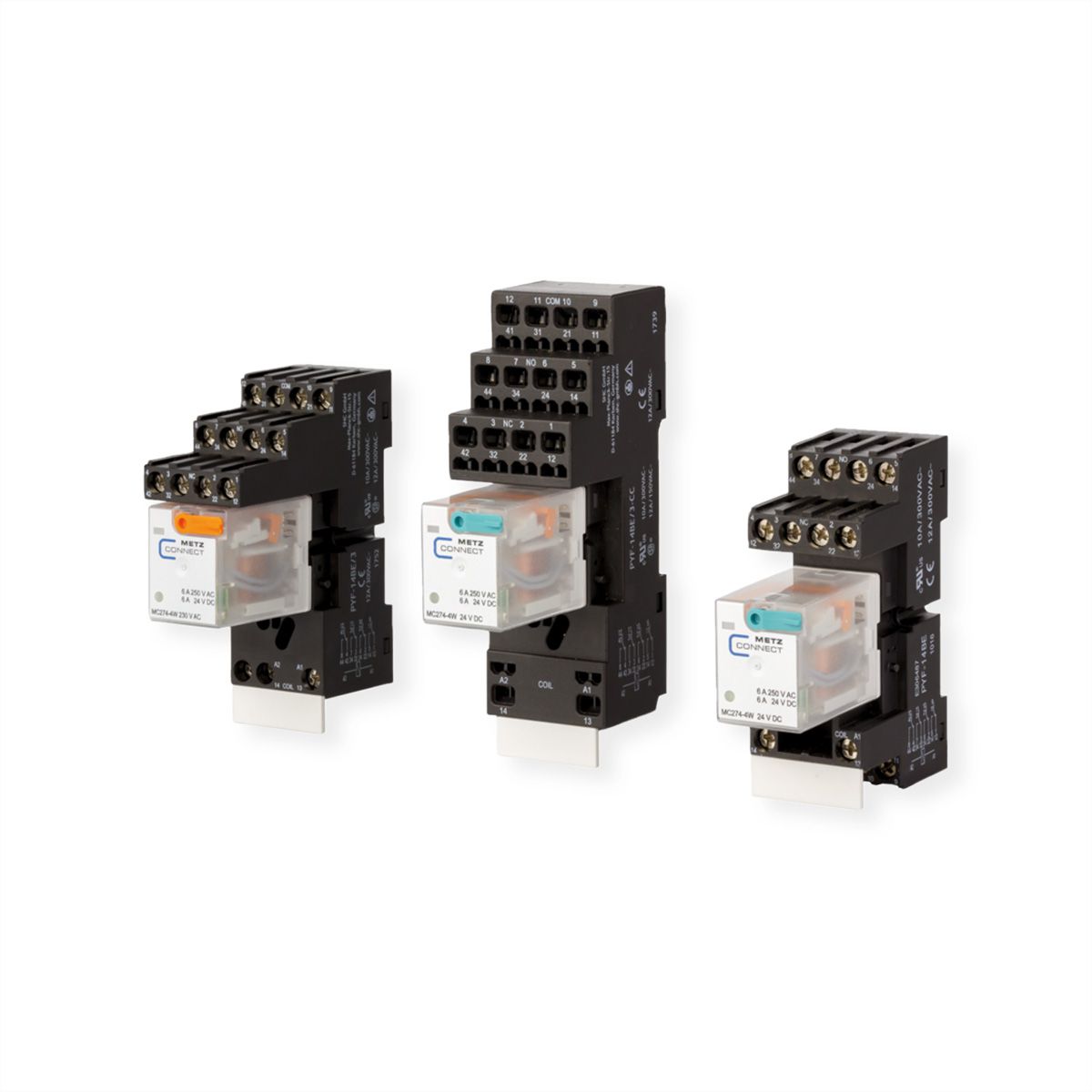 METZ CONNECT MC274-4W 230 V AC Relais industriel