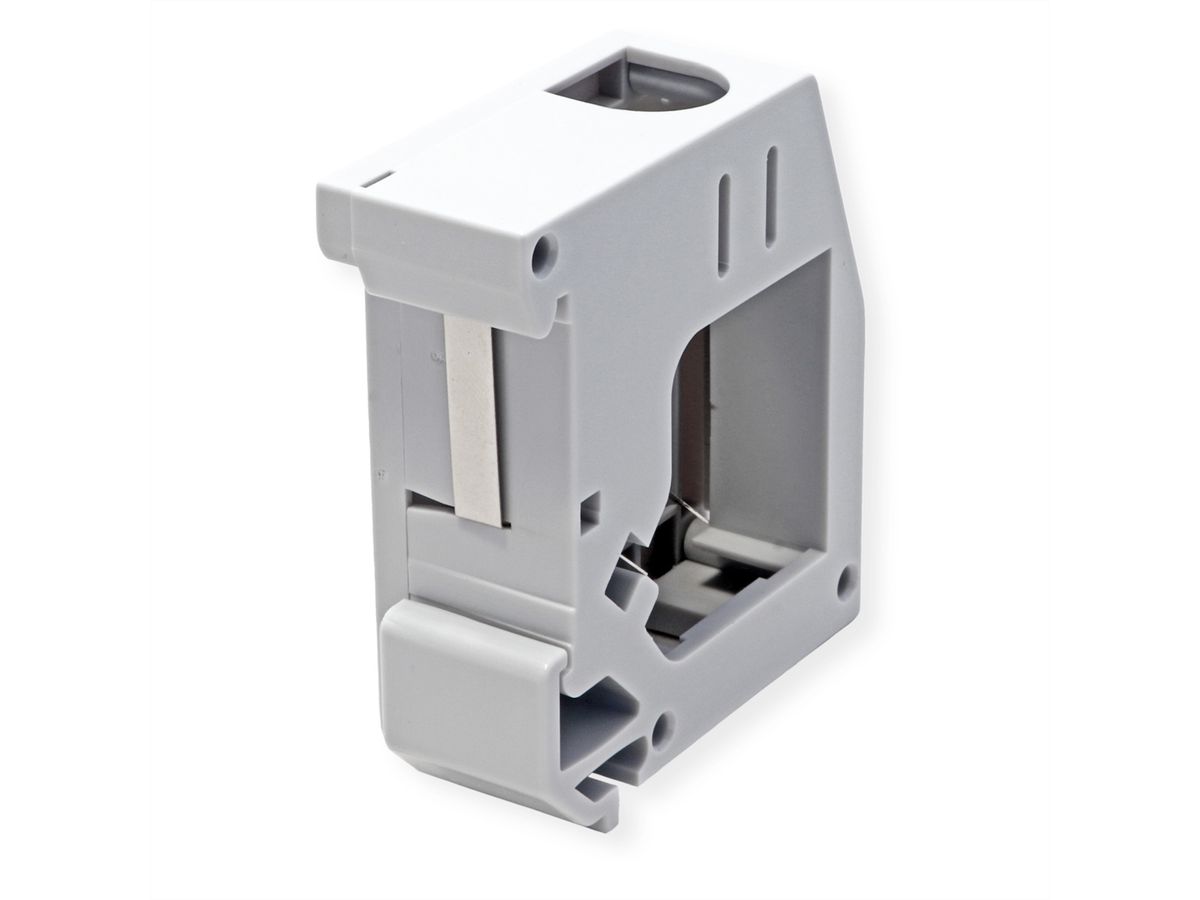 ROLINE Adaptateur de rail DIN pour module Keystone SLIM, non équipé, 180°