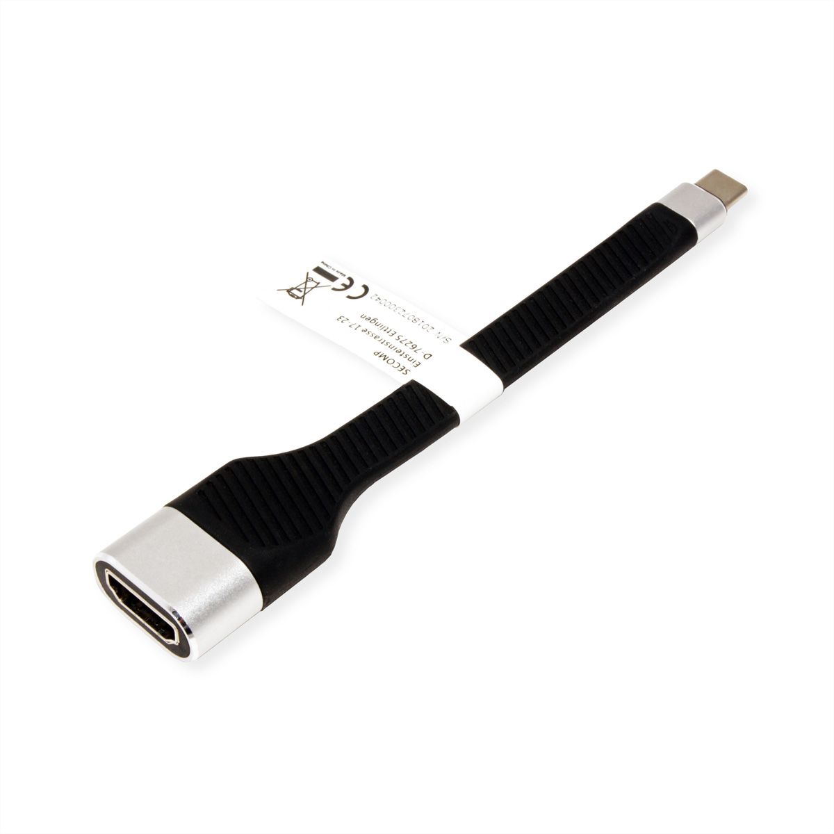 ROLINE Adaptateur Type C - HDMI, M/F, 0,13 m