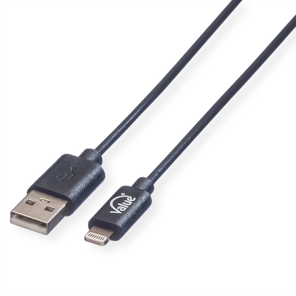 VALUE Câble de charge et synchronisation pour appareils à connecteur 8pin, 0,15 m