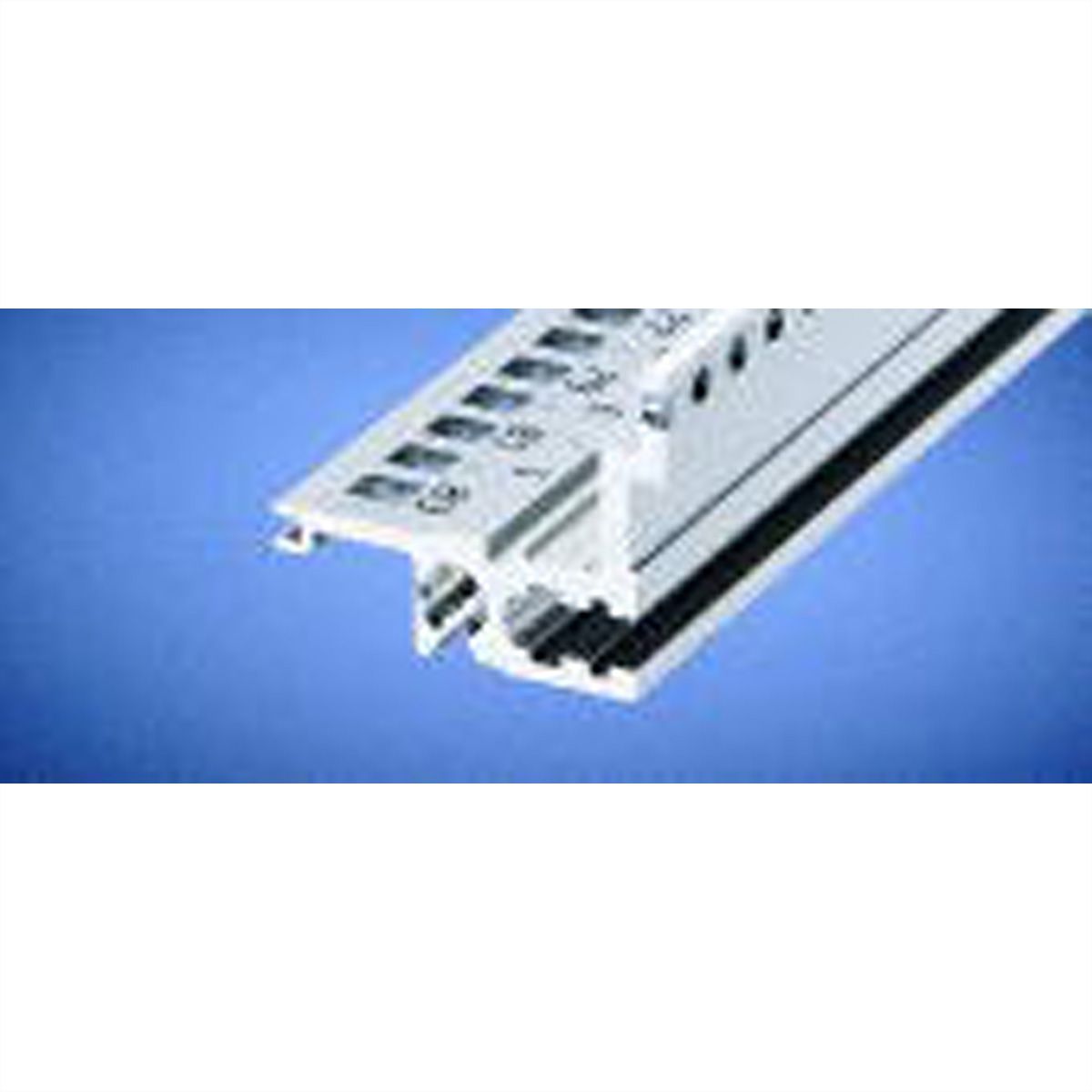 Rail horizontal SCHROFF, arrière, type L-MZ, léger, avec rail en Z, 20 CV