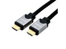 ROLINE Câble HDMI High Speed avec Ethernet, noir/argent, 1,5 m