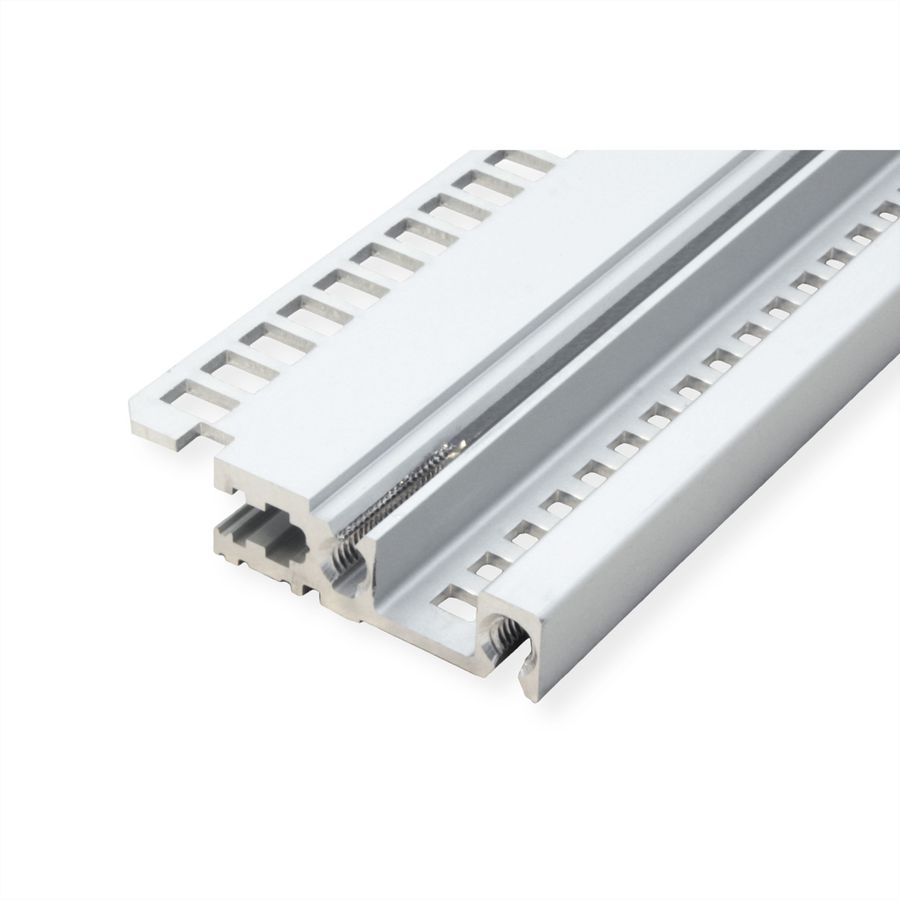 Rail horizontal SCHROFF, avant, type H-LD, lourd, lèvre longue, pour application IEEE, 63 HP