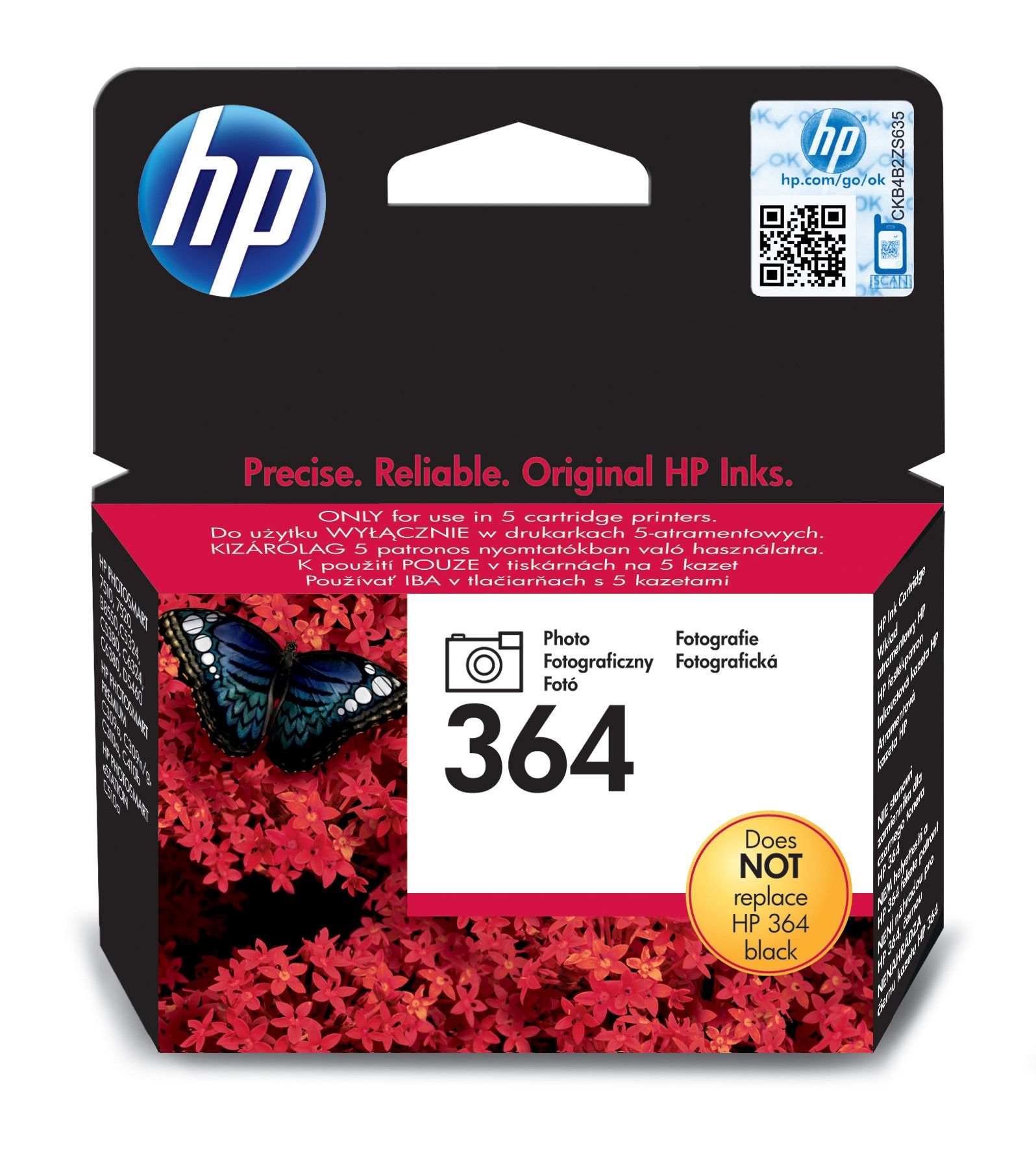 HP 364 cartouche d'encre photo authentique