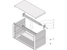 SCHROFF PropacPRO Centre de rail horizontal Type ST-C, 84 CV