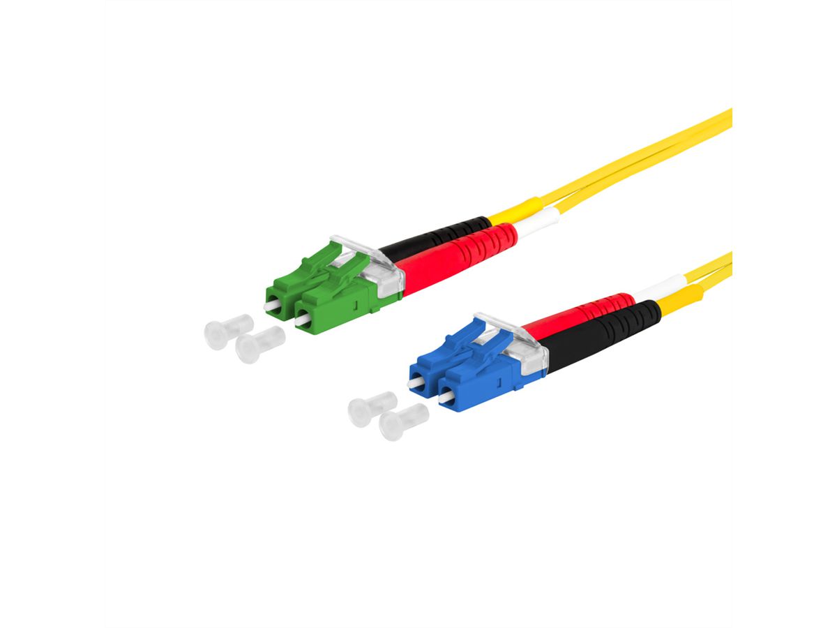 METZ CONNECT OpDAT cordon de brassage, LC-D/LC-D APC OS2, 5 m