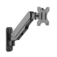 VALUE Support LCD, montage mural, 4 articulations, noir