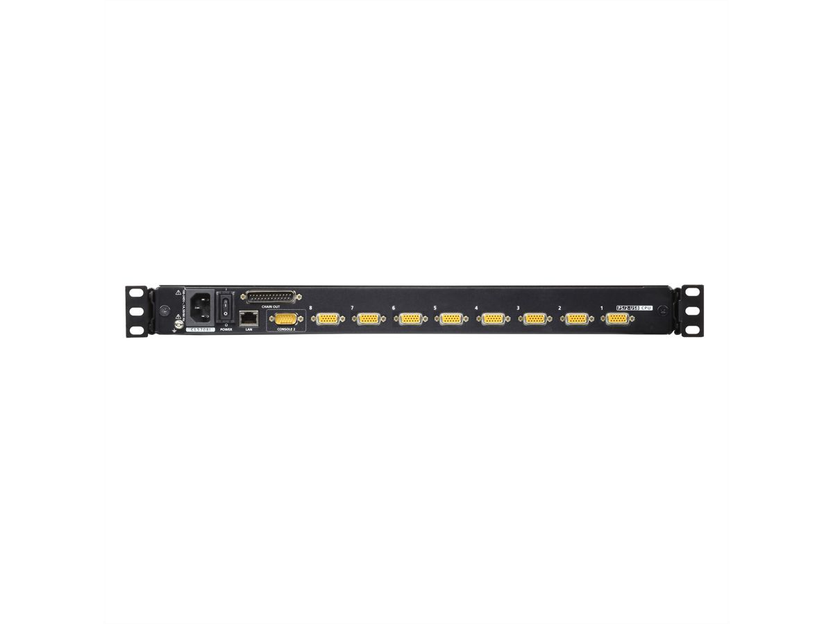 ATEN CL5708iN Switch KVM Over IP, USB-PS/2,VGA, 8 ports, 19", FR-Layout