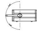 SCHROFF RatiopacPro Kit d'assemblage poignée basculante, 3 U, 42 CV, 495 mm