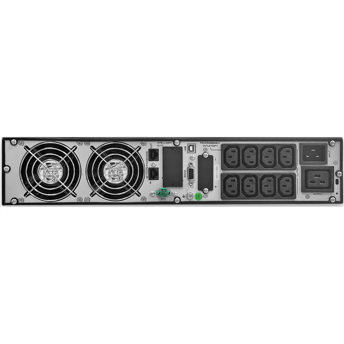 GUDE EPB 8810-3 ASI 3000VA UPS Backup Tour/ RM, noir