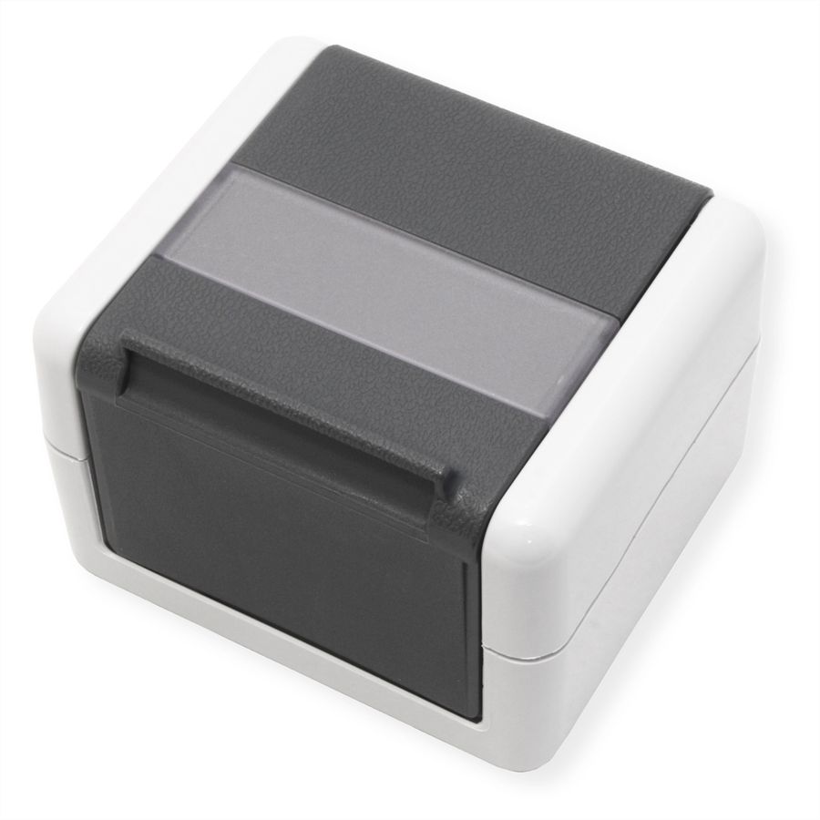 TELEGÄRTNER Boîtier IP44, 75x86x58, gris, avec insert de montage pour module 2xAMJ