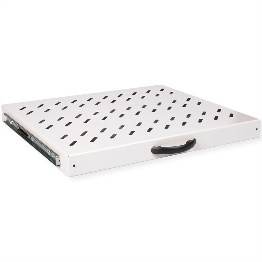 ROLINE 19" Etagère 1U, extractible 350P 25 kg gris