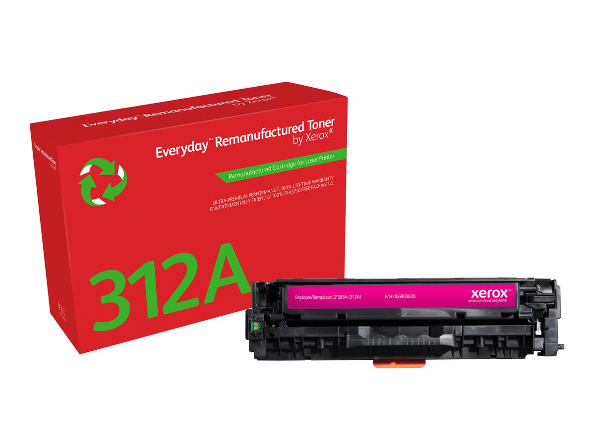 Everyday Toner Magenta ™ de Xerox compatible avec HP 312A (CF383A), Capacité standard