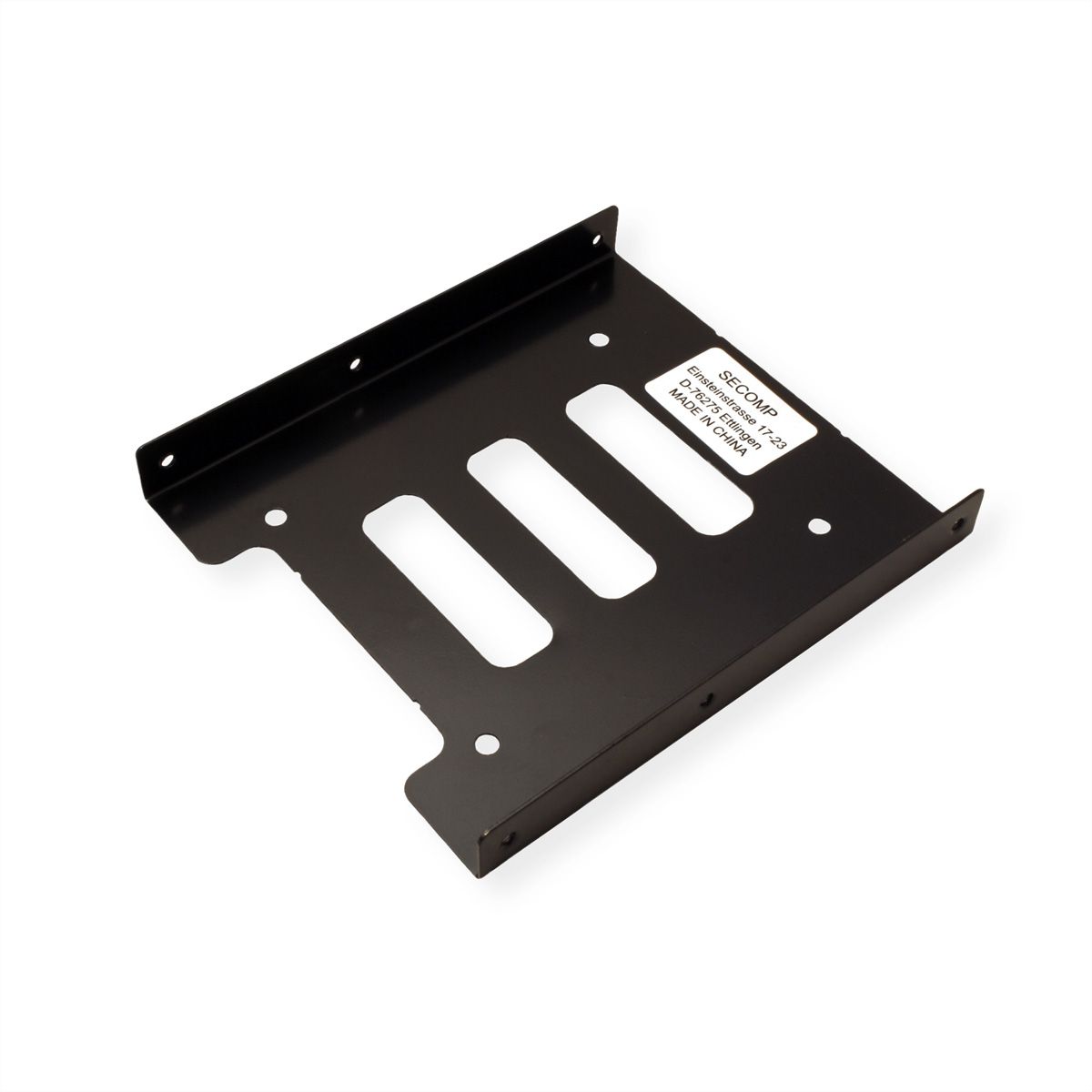 ROLINE Adaptateur de montage HDD/SSD 3.5", pour 1x HDD/SSD 2.5", métal, noir, noir