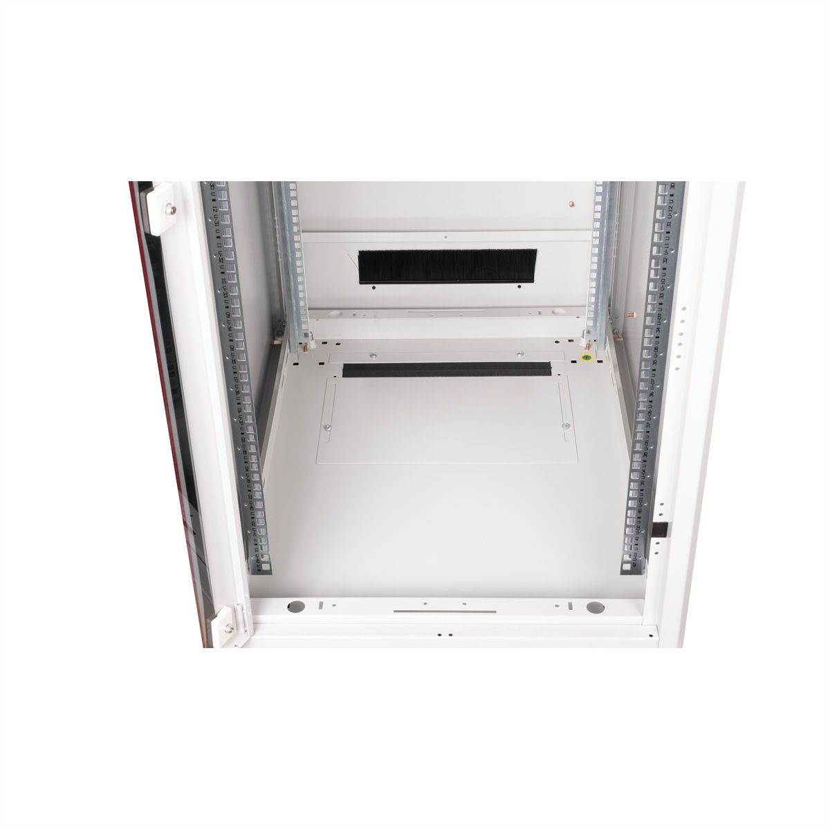 ROLINE 19" Baie réseau Pro 42U, 600x800 LxP Porte verre gris