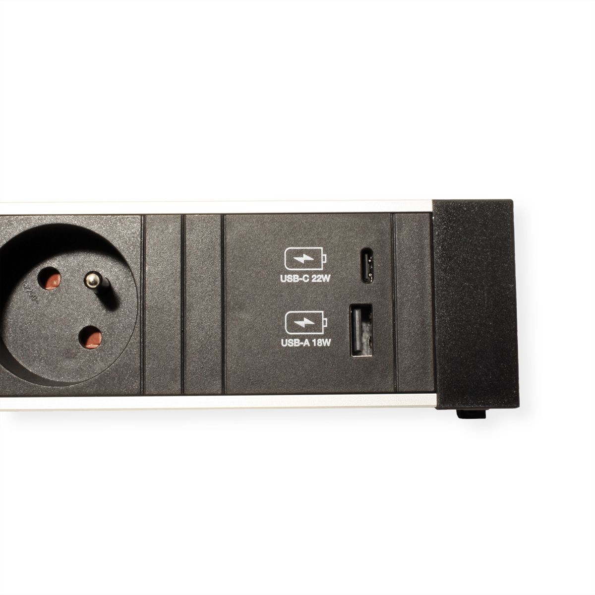 BACHMANN POWER FRAME M 3xUTE 1xUSB A&C 22W 0,2m GST18