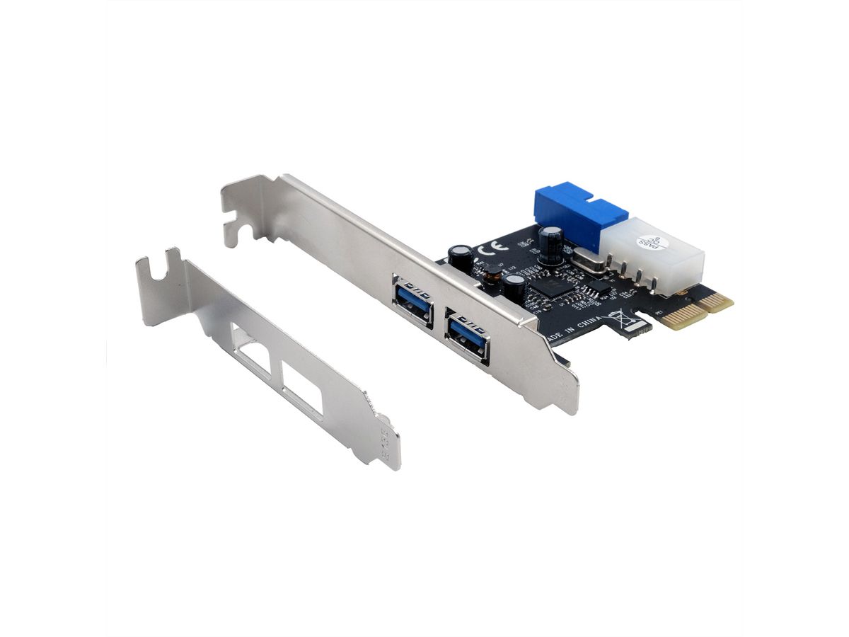 EXSYS EX-11049 Carte PCIe 2+2 ports USB 3.2 Gen 1