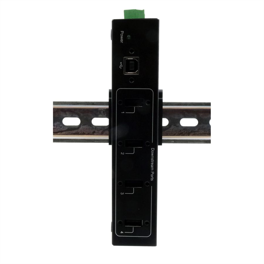 EXSYS EX-11214HMVS HUB 4 ports USB 2.0 métal avec alimentation 5V/2A Genesys Chipset